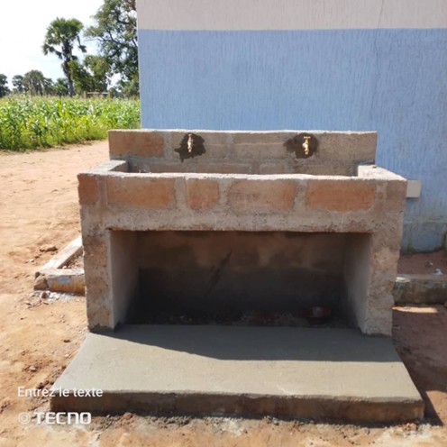 Health center handwashing station (under construction)
